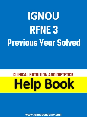 IGNOU RFNE 3 Previous Year Solved Question Paper